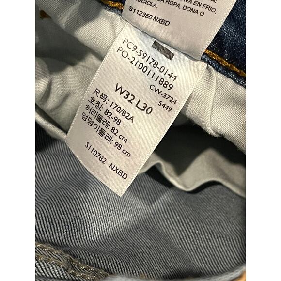 Levi's Signature Slim Jeans Mens 32x30 - Picture 4 of 4